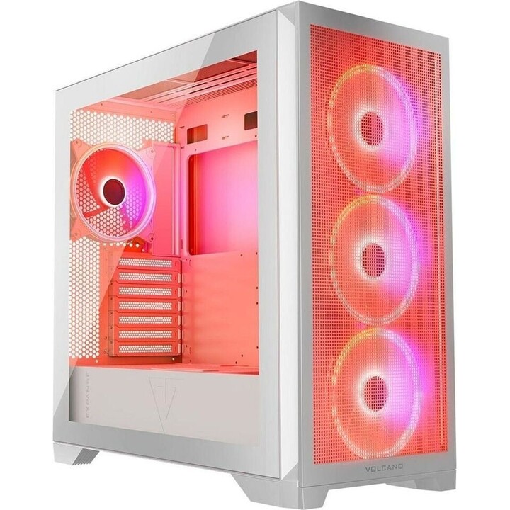 Computergehäuse MODECOM VOLCANO EXPANSE S APEX ARGB MIDI White