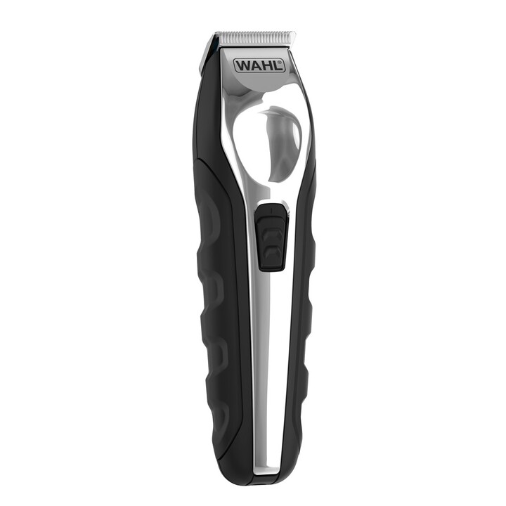 Wahl 09888-1316 Regolabarba AC/Batteria 12 2,5 cm Nero, Acciaio Inox