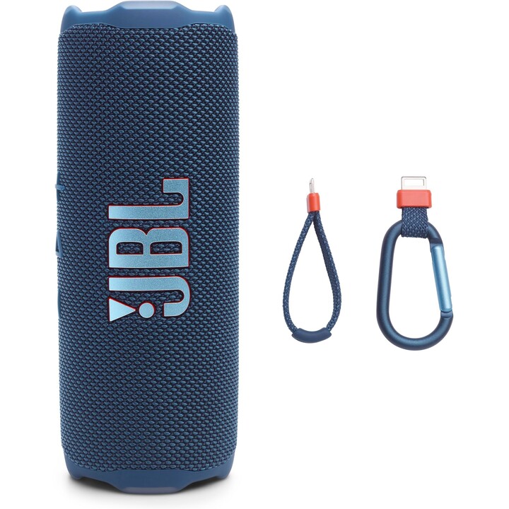 Altifalante Bluetooth portátil JBL Flip 7 azul IP68 à prova de água, à prova de poeiras, à prova de quedas, com uma bateria de 1