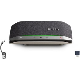 HP Poly Poly Sync 20+ Altifalante Adaptador USB-C/A USB-C/A Bluetooth 5.1 Bateria de 20 horas Altifalante de 40 mm Altifalante d
