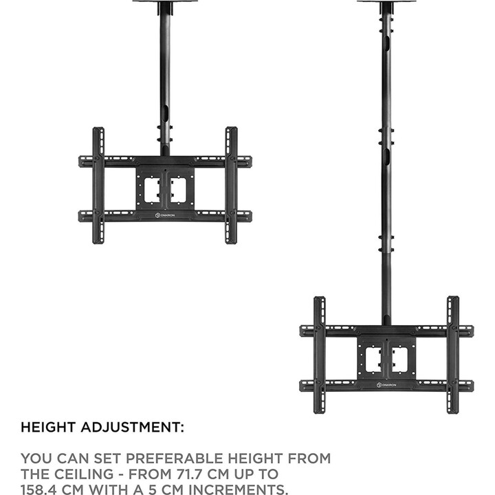 Accesorio para TV, soporte de techo/32-80", negro, N1L-B, Onkron