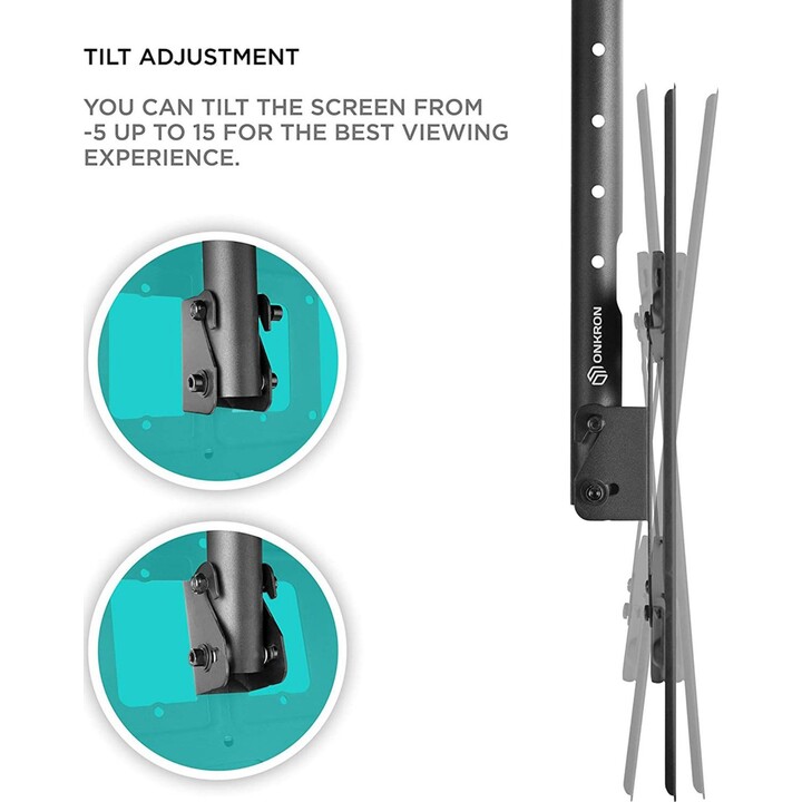 Suporte de Teto para TV /32-80", Preto, N1L-B, Onkron