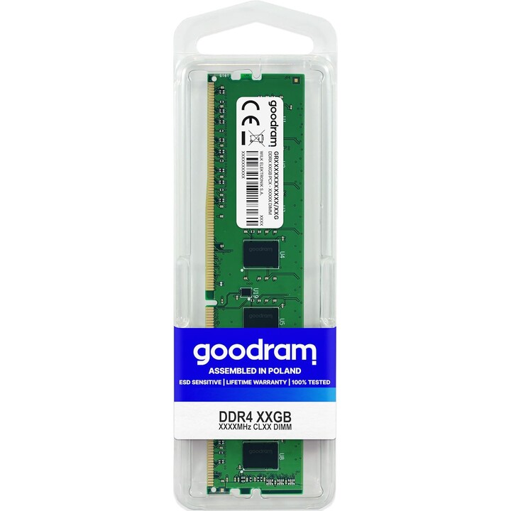 Goodram GR2400D464L17/16G module de mémoire 16 Go 1 x 16 Go DDR4 2400 MHz