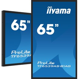 iiyama ProLite TF6539AS-B1AG Display touch interattivo da 65 pollici 4K UHD Multi-Touch Android HDMI USB-C OPS Slot Altoparlanti