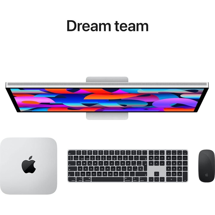 Apple Studio Display MYJF3YP/A 27 polegadas 5K Retina 600 nits P3 True Tone 12MP Câmara central de palco 6 altifalantes Spatial 