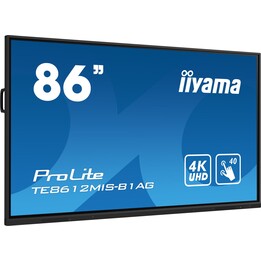 iiyama ProLite TE8612MIS-B4AG 86 Zoll 4K UHD Interactive Touch Display 40 Punkte Android 14 400 nits Anti-Glare USB-C