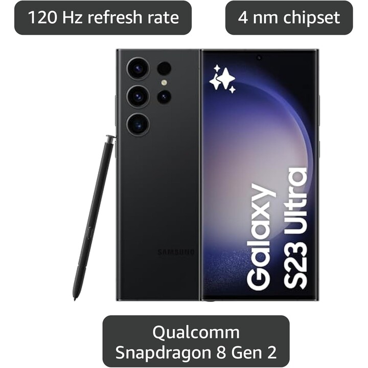 Samsung Galaxy S23 Ultra S918 8GB 256GB Dual Sim Black Refurbished