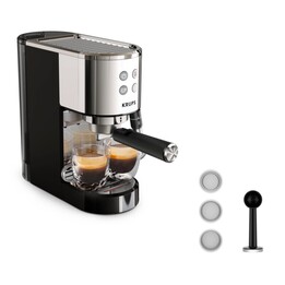Cafeteira elétrica Krups Virtuoso XP444C10, semiautomática, para expresso, 1 litro.