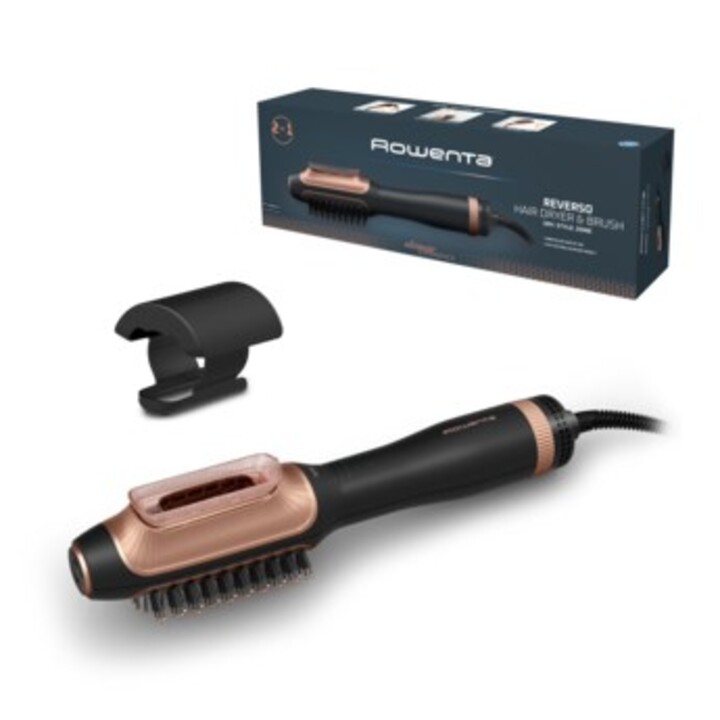 Rowenta CF9840F0 Styling Tool Hot Air Brush Hot Black, Copper