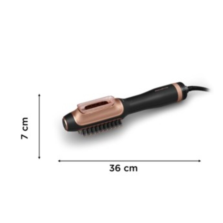 Rowenta CF9840F0 Styling Tool Hot Air Brush Hot Black, Copper