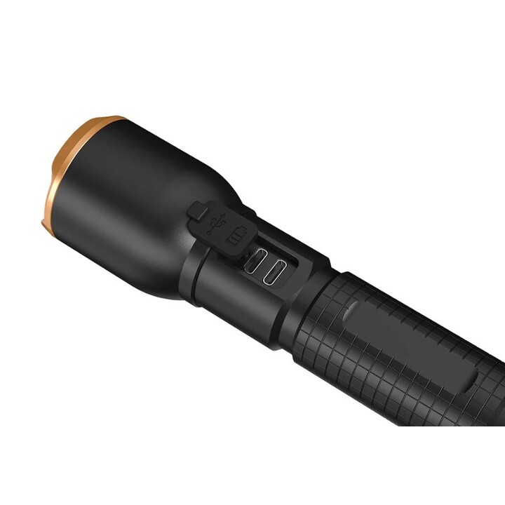 Lanterna Duracell DF3000R preta