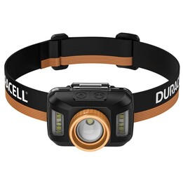 Duracell DH850R Gift Box Linterna frontal negra, naranja