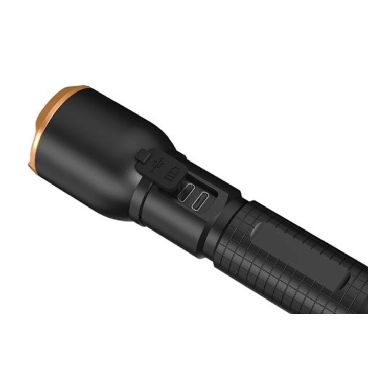 Lanterna Duracell DF6000R em caixa de presente preta