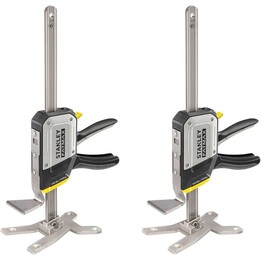 Stanley O3253561835520 Tradelift - Lot de deux crics manuels, noir et jaune
