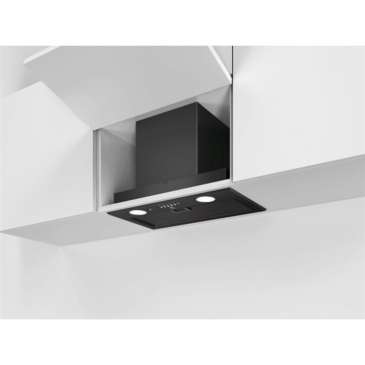 Electrolux CFG526R, Cappa aspirante da incasso con elevata capacità di filtraggio e sistema di illuminazione LED integrato, nero