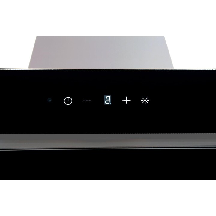 Akpo WK-9 KASTOS 60, Campana extractora de 60cm con alta capacidad de succión y modernos controles táctiles, Negro