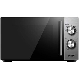 HTW MIC700CD8-GR, Microondas independiente de 20L con función grill y acabado elegante de alta calidad, Blanco