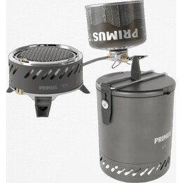 Primus Stove Ulti 17, sistema de fogão de expedição de alto desempenho com queimador de alta potência, cinzento