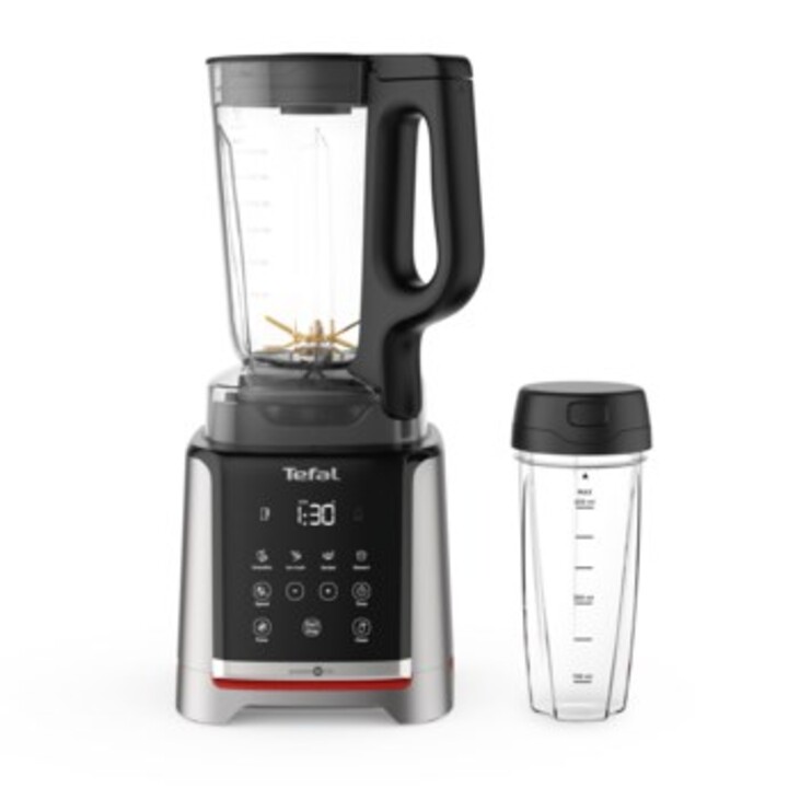 Batedeira manual Tefal BL91HD 1600 W, preta, aço inoxidável