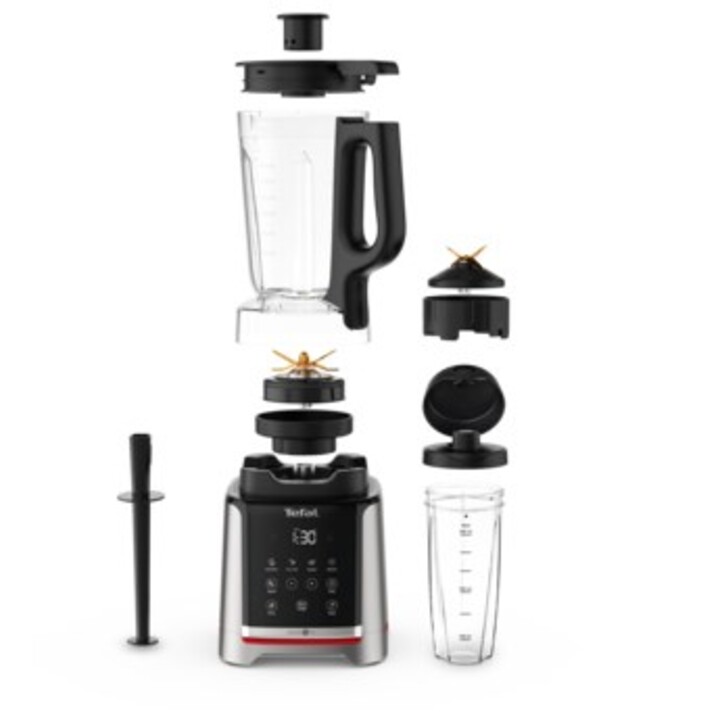 Batedeira manual Tefal BL91HD 1600 W, preta, aço inoxidável