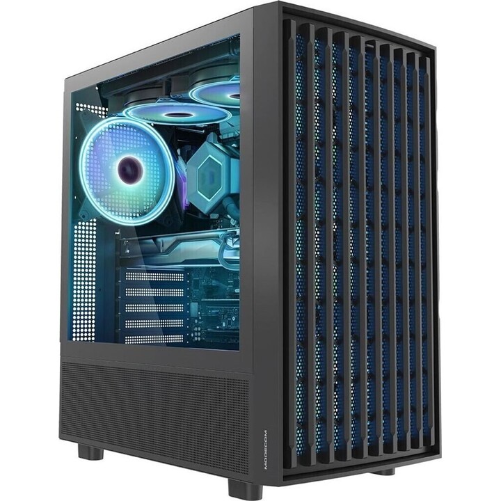 MODECOM BREEZE ARGB Flow MIDI Computer Case USB 3.0 X 2 CYPE-C Black