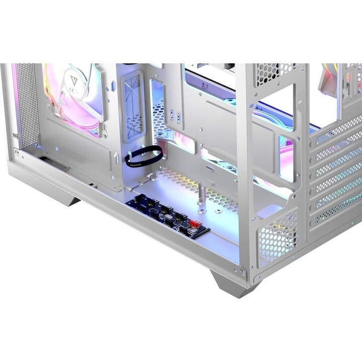 MODECOM Computer Case Volcano Panorama APEX ARGB 3F MIDI Bianco