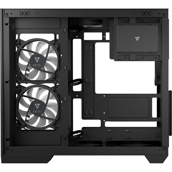 MODECOM Computergehäuse Volcano Panorama APEX ARGB 5F MIDI Schwarz