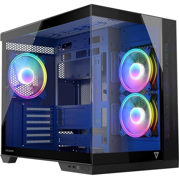 MODECOM Computer Case Volcano Panorama APEX ARGB 3F MIDI Nero