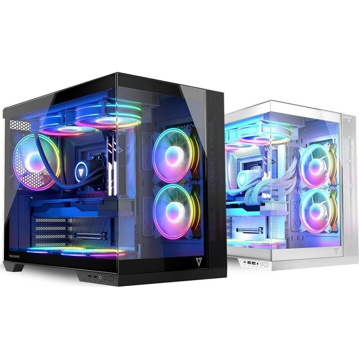 MODECOM Computer Case Volcano Panorama APEX ARGB 3F MIDI Nero