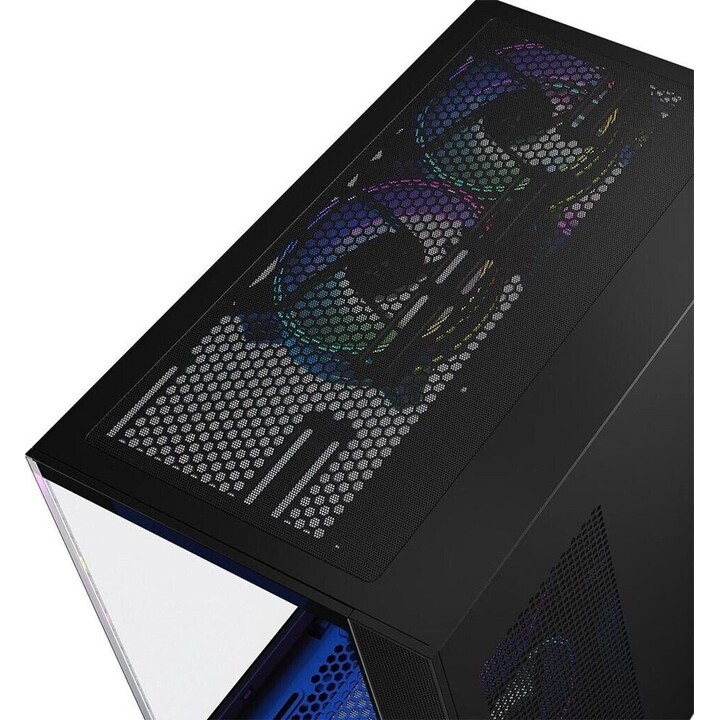 MODECOM Computergehäuse Volcano Panorama APEX ARGB 3F MIDI Schwarz