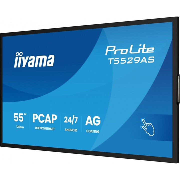 iiyama T5529AS-B1AG 55" 3840x2160 4K UHD Interactive Display 2xHDMI+USB-C VESA