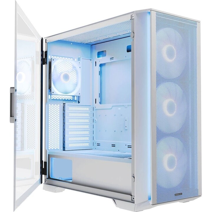 MODECOM HORIZON ARGB Flow MIDI Computer Case USB 3.0 X 2 CYPE-C Blanc