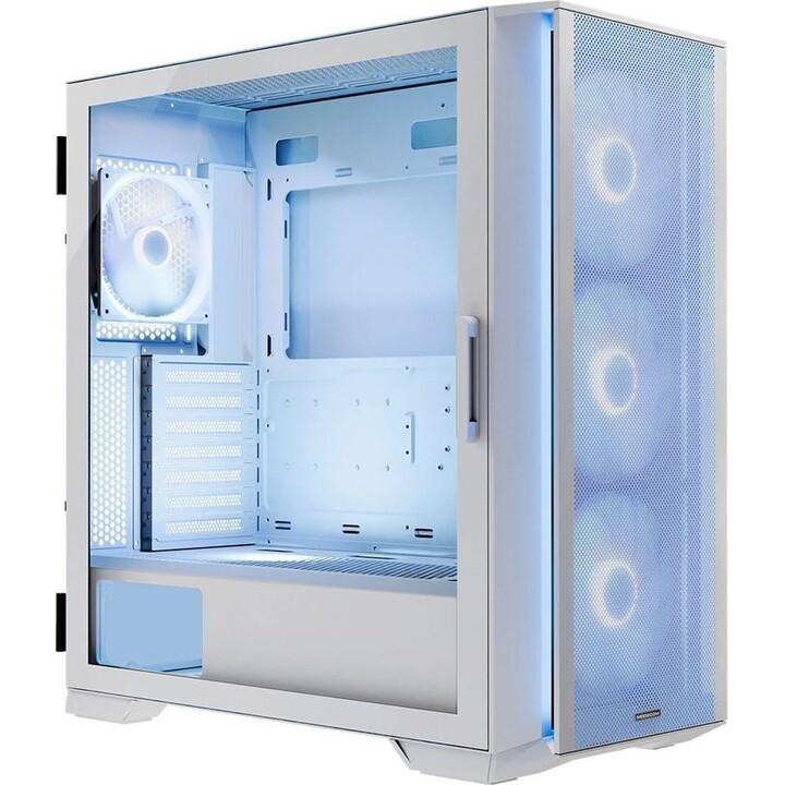 MODECOM HORIZON ARGB Flow MIDI Computer Case USB 3.0 X 2 CYPE-C Blanc