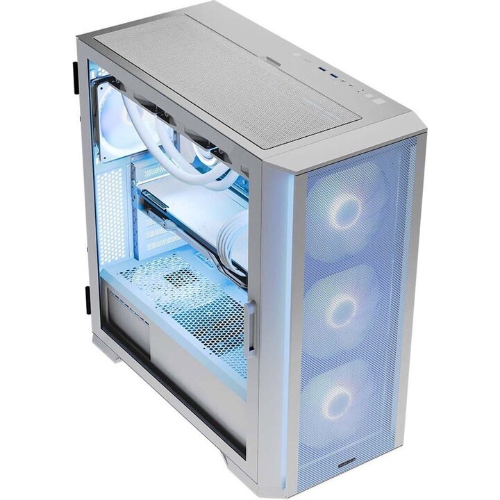 MODECOM HORIZON ARGB Flow MIDI Computer Gehäuse USB 3.0 X 2 CYPE-C Weiß