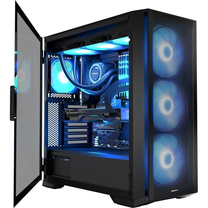 MODECOM HORIZON ARGB Flow MIDI Computer Gehäuse USB 3.0 X 2 CYPE-C Schwarz