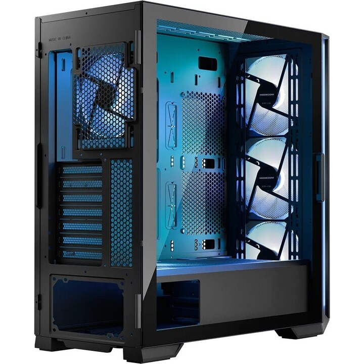 MODECOM HORIZON ARGB Flow MIDI Computer Gehäuse USB 3.0 X 2 CYPE-C Schwarz