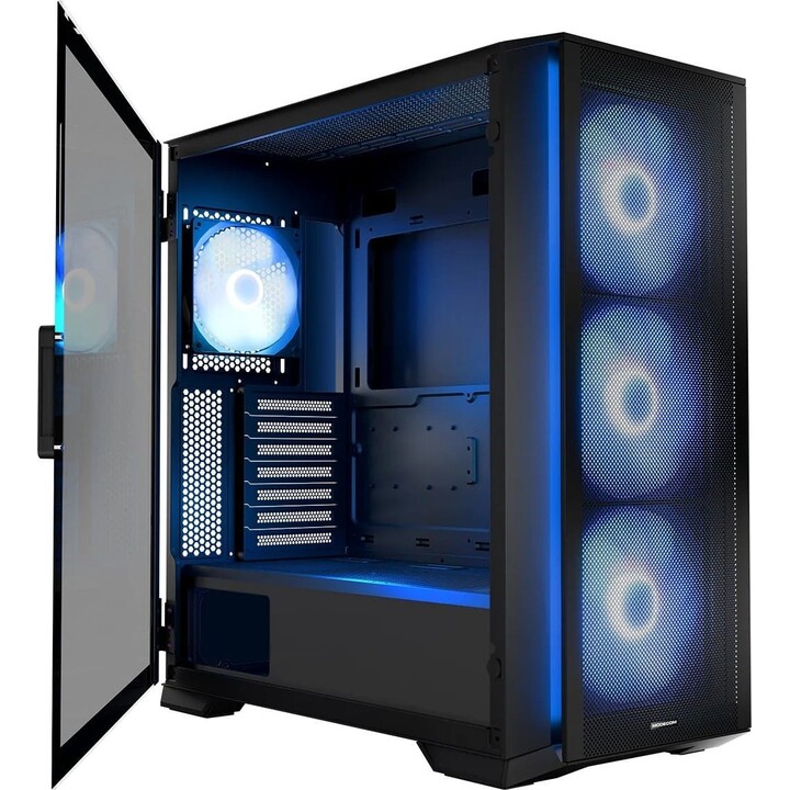 MODECOM HORIZON ARGB Flow MIDI Computer Gehäuse USB 3.0 X 2 CYPE-C Schwarz