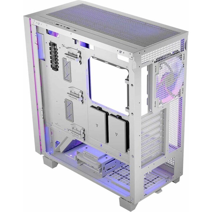 MODECOM Computergehäuse VOLCANO PERUN APEX ARGB MIDI Weiß
