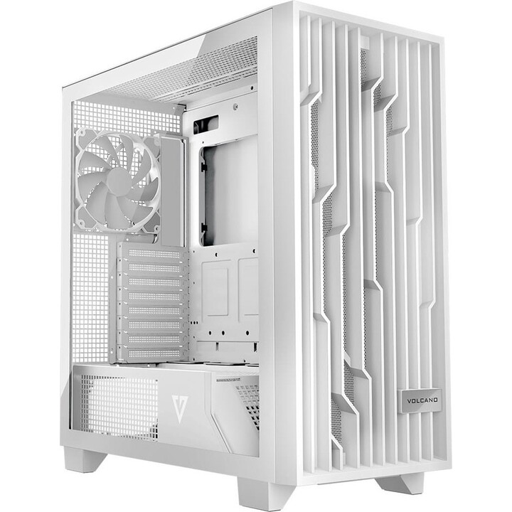 MODECOM Computer Case VOLCANO PERUN APEX ARGB MIDI White