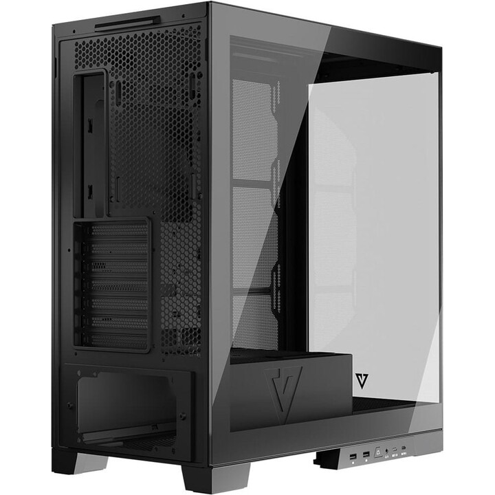 MODECOM Volcano SPACE MIDI Computer Case USB 3.0 X 2 CYPE-C Nero