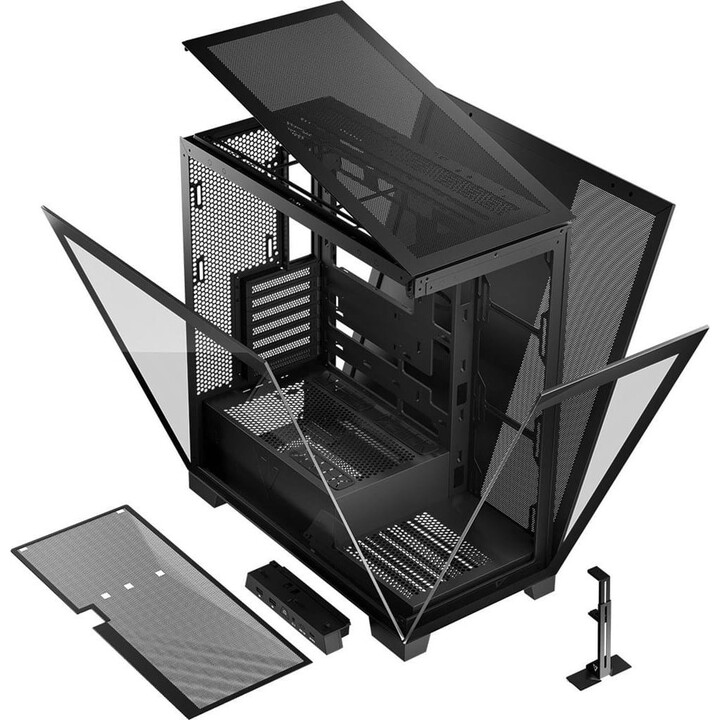 MODECOM Volcano SPACE MIDI Computer Case USB 3.0 X 2 CYPE-C Nero