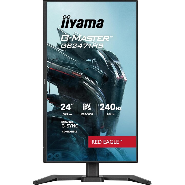 iiyama G-Master Red Eagle GB2471HS-B1 IPS LED 23,8 Zoll FHD 240 Hz Gaming-Monitor