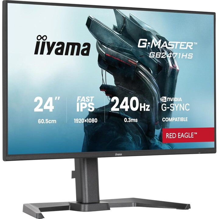 iiyama G-Master Red Eagle GB2471HS-B1 IPS LED 23.8" FHD 240Hz Gaming Monitor