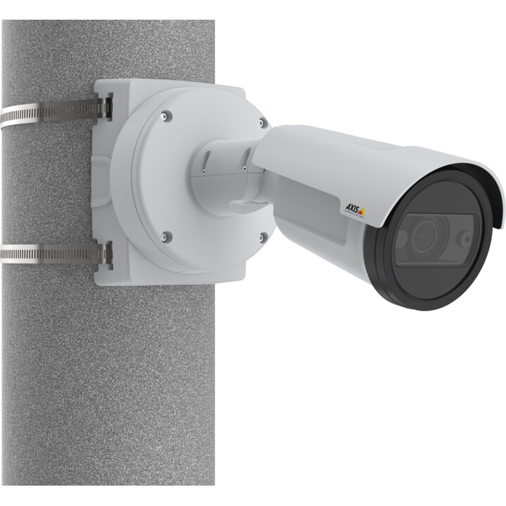 AXIS T91B47 Soporte de poste para cámara de vigilancia, detector de radares, altavoz, carcasa de cámara