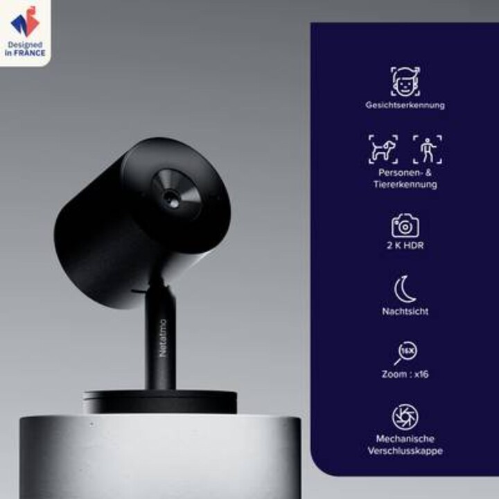 Netatmo Advance NPC-B-EC, Câmara CCTV IP Wi-Fi 2560 x 1440 p