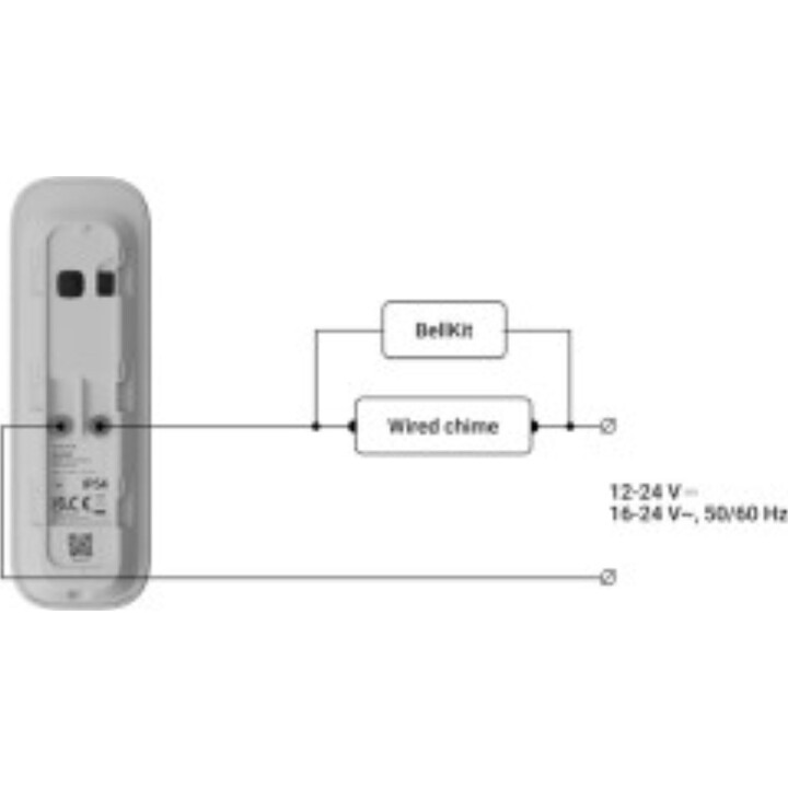 AJAX DoorBell, Video Doorbell with AI and Integrated PIR, Gray