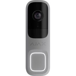 AJAX DoorBell, sonnette vidéo avec IA et PIR intégré, gris