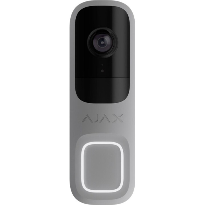AJAX DoorBell, Video Doorbell with AI and Integrated PIR, Gray
