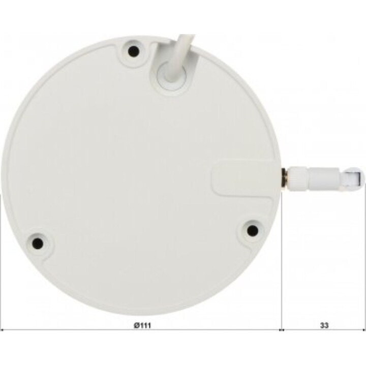 CÁMARA IP VANDÁLICA IPC-HDBW1230DE-SW-0360B Wi-Fi - 1080p 3,6 mm DAHUA