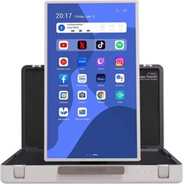 Allnet Rocket 240 Mala 27 Polegadas 4K UHD IPS Android 13 RK3588 8GB RAM 128GB Armazenamento Mala de apresentação portátil HDMI 